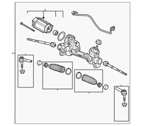 Steering rack GMC Terrain 10-17 2.4