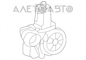 Window lifter with motor front right Toyota Sienna 12-15
