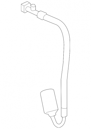 Air conditioning condenser-compressor pipe second Lexus RX450h 10-15