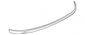 Rear bumper lip Audi Q5 8R 09-12 prerest, black