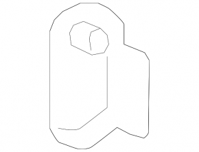Audi Q5 8R 09-17 interior hood release handle, brown, with bracket