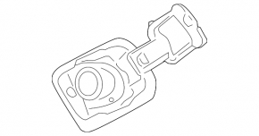Fuel filler flap housing for Audi A4 B9 17-25
