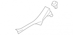 Rear right inner door sill plate for Subaru Forester 2013 SH