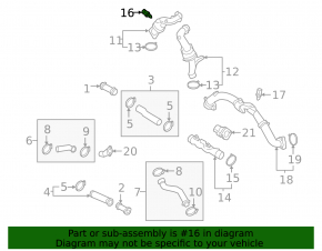 Cylinder Head Temperature Sensor for Porsche Cayenne 19-26 3.0T
