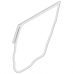 Door seal rear left Ford Flex 09-19