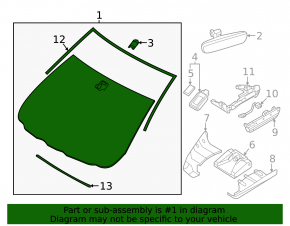 Mazda CX-30 20 windshield - no projection