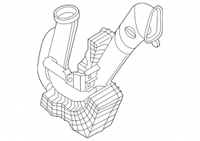 Air duct for filter Mazda3 2.3 03-09