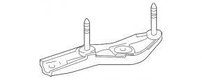 Engine mount bracket right Toyota Prius 20 04-09