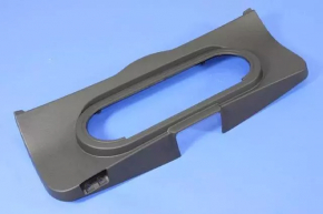 Jeep Compass 11-16 black tailgate trim for speakers