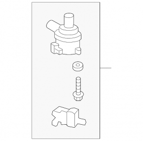 GMC Terrain 18-LYX Auxiliary Cooling Pump, LSD, LTG with Bracket