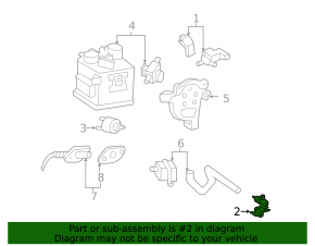 Vacuum solenoid Lexus RX350 16-22