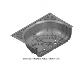 Trunk trough Chevrolet Bolt 17-20