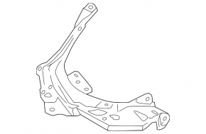 Eyepiece headlight mount left Mini Cooper F56 3d 14-19 prerest