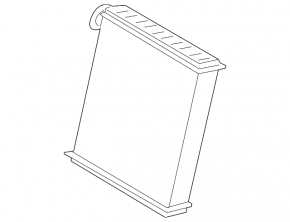 Heater radiator stove VW Golf 15- AVA