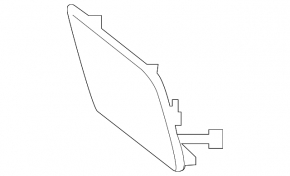 Nissan Altima 19-22 Front Bumper Tow Hook Cap