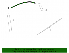 Door trim side rear right Subaru Impreza 4d 17-17 GK
