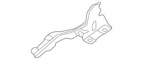 Hood hinge left Nissan Sentra 20-