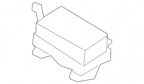 Lexus LS460 LS600h 07-17 passenger airbag in the dashboard