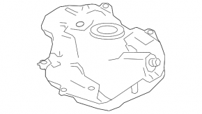 Fuel tank for Toyota Prius 50 19-22 AWD