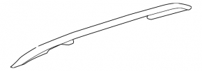 Roof rails GMC Terrain 18 - silver