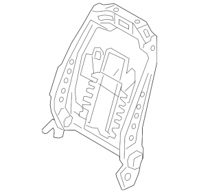 Driver's seat lumbar support with motor for Kia Optima 16-18