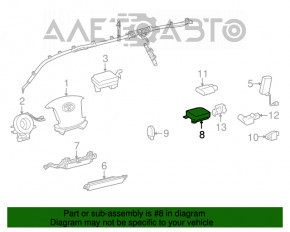 SRS airbag module airbag computer Toyota Sequoia 08-09