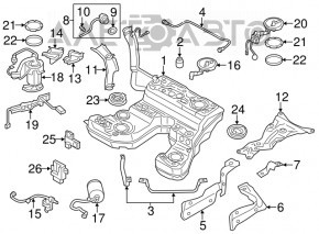 Fuel Tank Leakage Sensor Audi A5 F5 18-24 2.0T