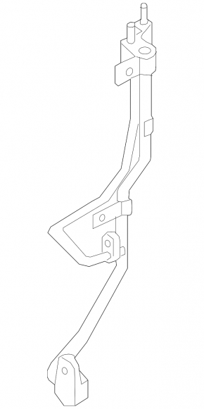 Second air conditioner heater-condenser tube for Hyundai Ioniq 21-22 HEV, PHEV