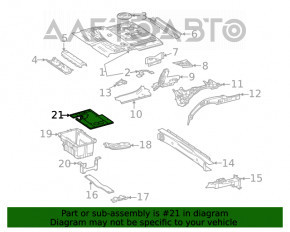 Battery housing cover Mercedes W167 GLE 350 450 20-23