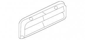 Rear left ventilation shield Mercedes CLS-class C218 12-18