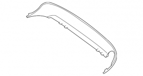 Mercedes E-class W212 10-13 AMG rear bumper lip pkg