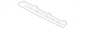 Right-hand grille molding for Mercedes GLC 300 20-22 chrome, AMG pack