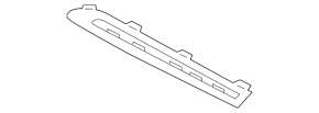 Right-hand grille molding for Mercedes GLC 300 20-22 chrome, AMG pack