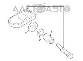 Wheel pressure sensor Mazda3 MPS 09-12