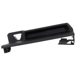 Driver's seat runner cover, left, Ford Escape MK3 14-19, black, with plugs