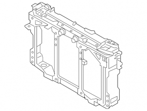 TV radiator panel Mazda CX-5 17 - under radar