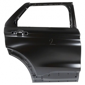 Door assembly rear right Ford Explorer 20-23 white AZ, keyless, tinted