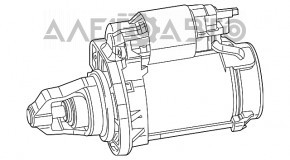 Starter Dodge Challenger 09-3.6
