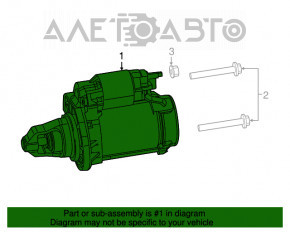 Starter Dodge Challenger 09-3.6