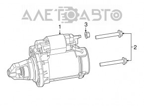 Starter Dodge Challenger 09-3.6