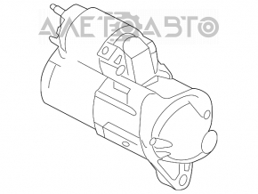 Starter Dodge Challenger 09-3.6