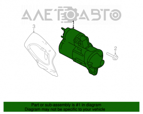 Starter Dodge Challenger 09-3.6