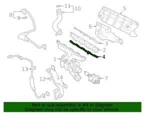 BMW 3 G20 19-25 2.0T Turbocharger Bracket