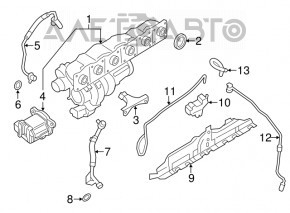 Turbo with manifold BMW X5 E70 07-13 3.0