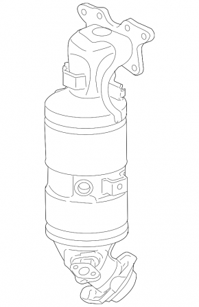 Exhaust manifold with catalytic converter Acura ILX 13-14