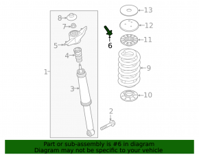 Shock absorber support rear left Polestar 2 21-