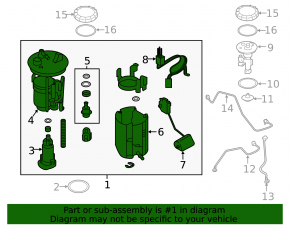 Fuel pump petrol pump Subaru Forester 19-24 SK