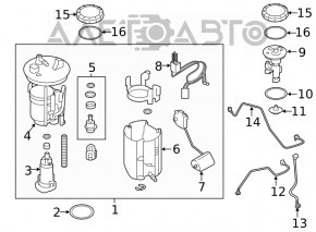 Fuel pump petrol pump Subaru Forester 19-24 SK