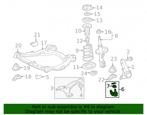 Ball joint front right Lexus ES350 07-12