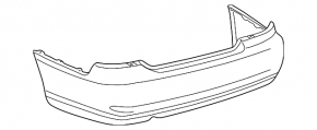 Rear bumper bare Lexus ES300 ES330